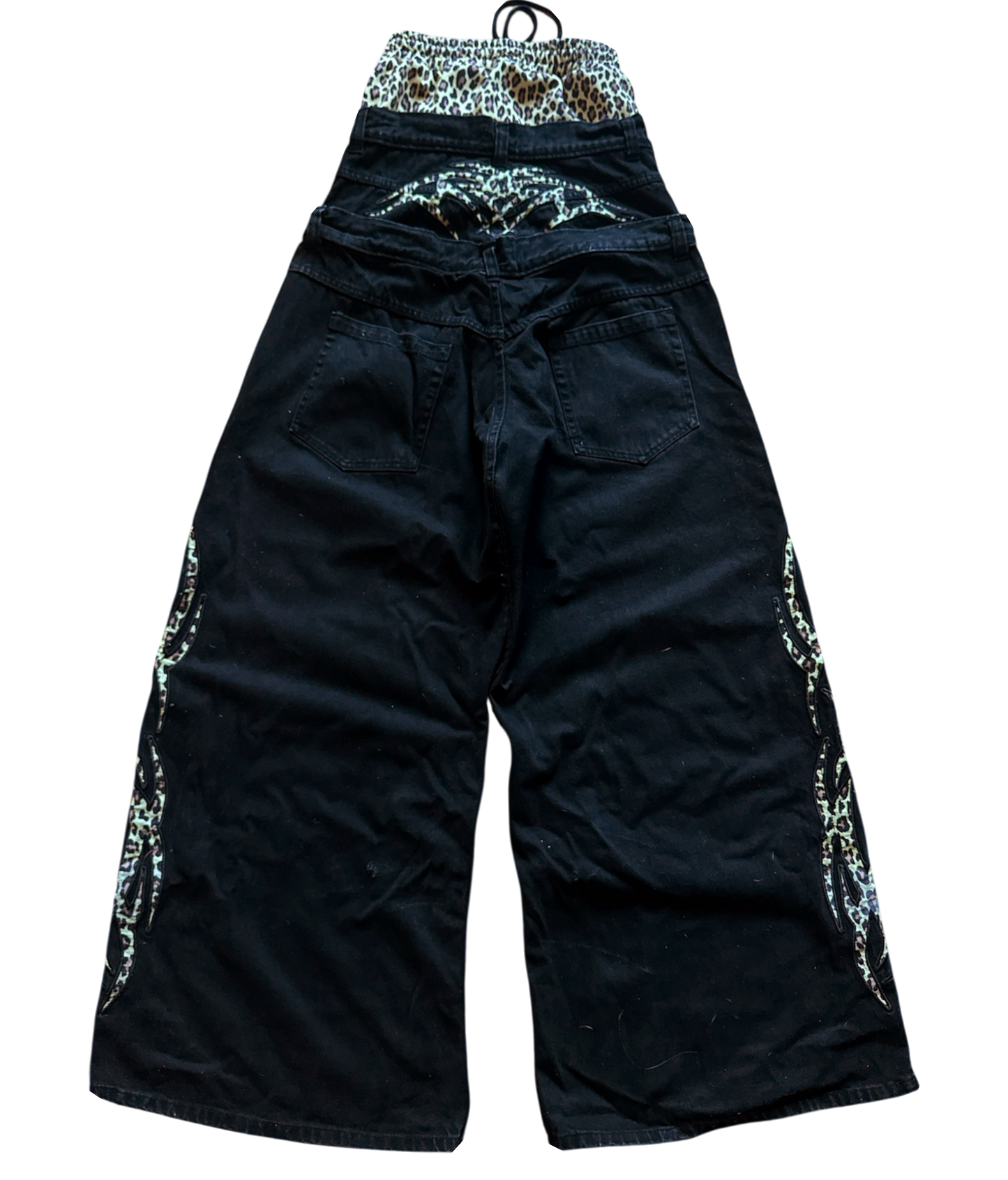 TRIPLE STACKED CHEETAH JEANS