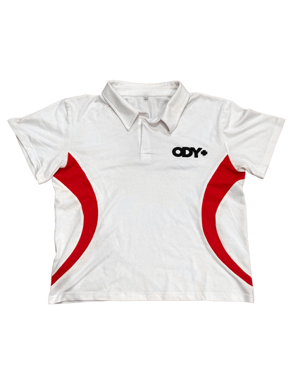 ODY+ POLO — White / Red