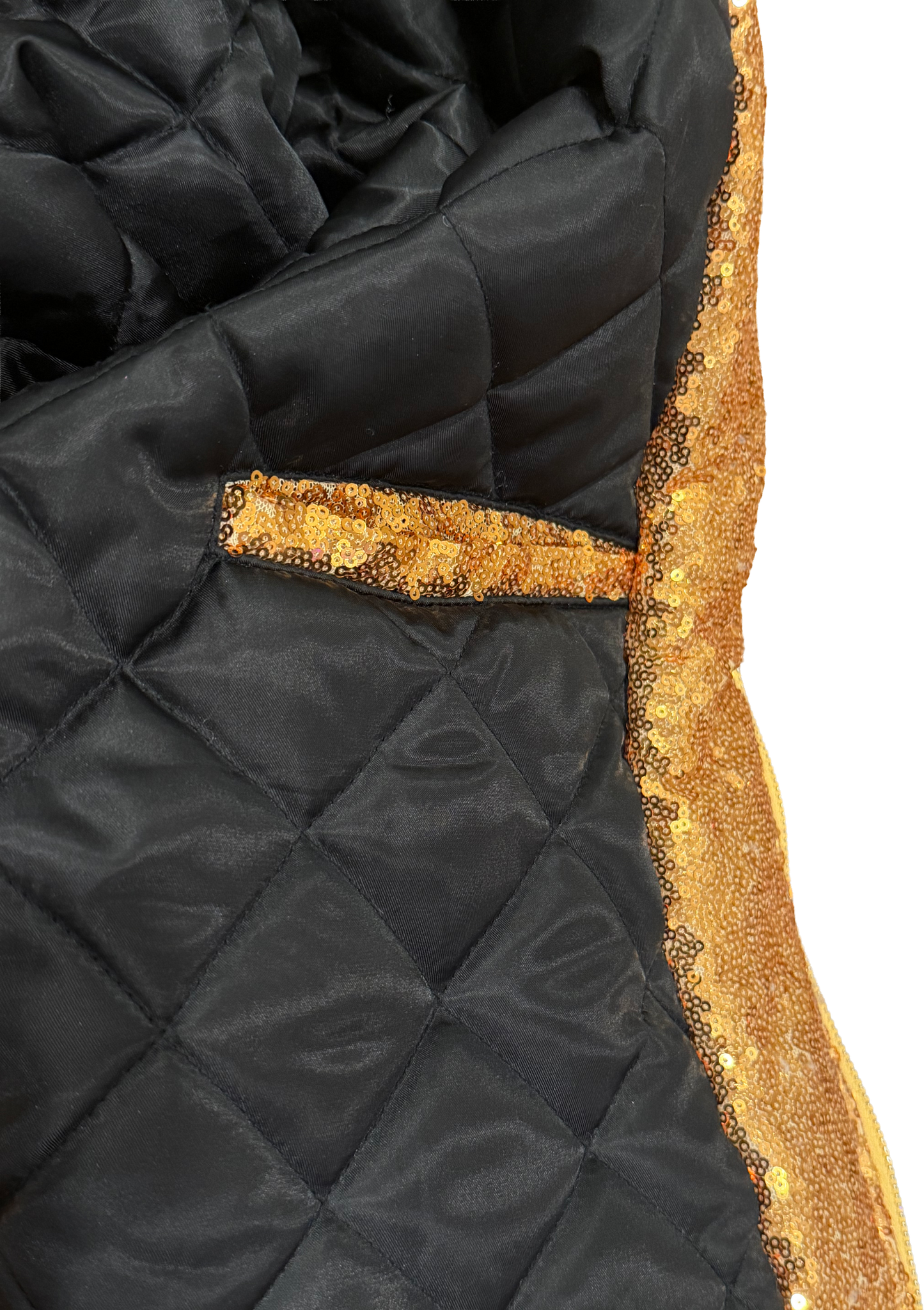 GOLD SEQUENCE BOMBER JACKET