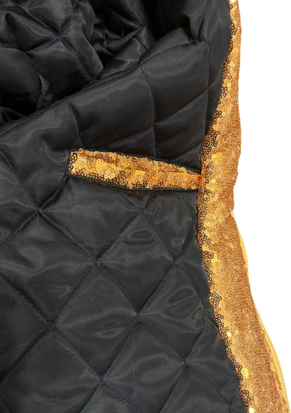 GOLD SEQUENCE BOMBER JACKET